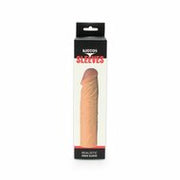 Kiotos - Penis Sleeve van 18.5 cm - Realistische sensatie - TPE - Lichte Huidskleur