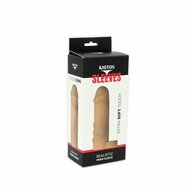 Kiotos - Realistische Penis Sleeve - Extra Soft - Met Ballstretcher - Comfort, Plezier en Extra Omtrek