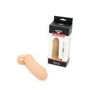 Kiotos - Realistische Penis Sleeve - Extra Soft - Met Ballstretcher - Comfort, Plezier en Extra Omtrek