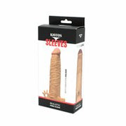 Kiotos Realistic Penis Sleeve van 19 cm met Vibrator Bullet Houder en Ball Stretcher - Boost Je Intieme Momenten!
