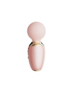 ZALO - Ava - Verwarming Mini Wandvibrator met appbediening - Lichtroze