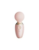 ZALO - Ava - Verwarming Mini Wandvibrator met appbediening - Lichtroze