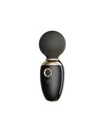 ZALO - Ava - Verwarming Mini Wandvibrator met appbediening - Zwart
