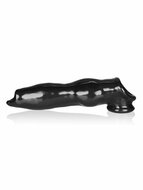 Oxballs - Fido - Penis Sleeve met Animal Knot - Rekbaar TPR - Zwart - Puppy Play