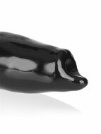 Oxballs - Fido - Penis Sleeve met Animal Knot - Rekbaar TPR - Zwart - Puppy Play