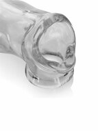 Oxballs - Fido - Penis Sleeve met Animal Knot - Rekbaar TPR - Transparant - Puppy Play