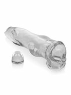 Oxballs - Fido - Penis Sleeve met Animal Knot - Rekbaar TPR - Transparant - Puppy Play
