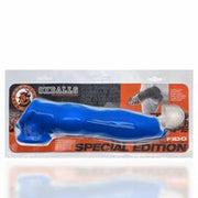 Oxballs - Fido - Penis Sleeve met Animal Knot - Rekbaar TPR - Blauw - Puppy Play