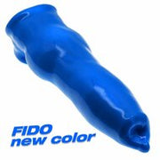 Oxballs - Fido - Penis Sleeve met Animal Knot - Rekbaar TPR - Blauw - Puppy Play
