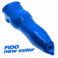 Oxballs - Fido - Penis Sleeve met Animal Knot - Rekbaar TPR - Blauw - Puppy Play