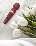 Viotec Titan - Wand Vibrator - Massager - Goud en Wijnrood - Luxueus Zacht Siliconen
