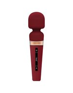 Viotec Titan - Wand Vibrator - Massager - Goud en Wijnrood - Luxueus Zacht Siliconen