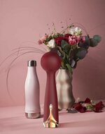 Viotec Firelick - Vibrator - Mini Vibrator - Wand Vibrator - Goud en Wijnrood - Luxueus Zacht Siliconen