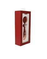 Viotec Firelick - Vibrator - Mini Vibrator - Wand Vibrator - Goud en Wijnrood - Luxueus Zacht Siliconen