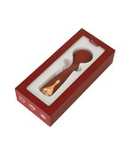 Viotec Firelick - Vibrator - Mini Vibrator - Wand Vibrator - Goud en Wijnrood - Luxueus Zacht Siliconen