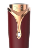Viotec Firelick - Vibrator - Mini Vibrator - Wand Vibrator - Goud en Wijnrood - Luxueus Zacht Siliconen