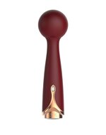 Viotec Firelick - Vibrator - Mini Vibrator - Wand Vibrator - Goud en Wijnrood - Luxueus Zacht Siliconen