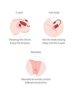 Viotec - Oliver Pro - Draagbare Vibrator met Appbediening - Goud en Wijnrood - Om Te Dragen in je Slip
