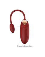 Viotec - Oliver Pro - Draagbare Vibrator met Appbediening - Goud en Wijnrood - Om Te Dragen in je Slip