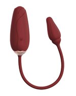 Viotec Flora - Vibrator - Draagbare Vibrator met Appbediening - Wijnrood - Om Te Dragen in je Slip