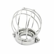 Kiotos Steel - Ballstretcher Ball Cage - Scrotum Kooi - Balzak Achter De Tralies