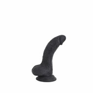 Kiotos Cox - Lichte Gekromde Dildo 16 x 4 cm - Zwart