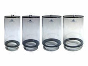 LA Pump - Penispomp - Two Stage Cylinder - Voor penis en scrotum - Diverse Maten - transparant