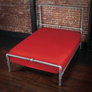 Sheets of SF - Vinyl Hoeslaken - 160 x 200 x 25 cm - rood