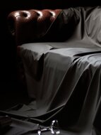 Sheets of SF - Vinyl Laken - 213 x 240 cm - zwart