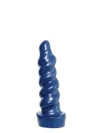 Crackstuffers - Twisted - Geribbelde Dildo - PVC - maat S - 20 cm