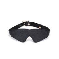 Liebe Seele - Demon's Kiss Blinddoek Met Zachte Binnenvoering - Luxe En exclusief ontwerp - /Zwart/Goud