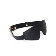 Liebe Seele - Demon's Kiss Blinddoek Met Zachte Binnenvoering - Luxe En exclusief ontwerp - /Zwart/Goud