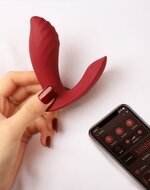 Viotec Loyte - Prostaat Vibrator met Appbediening - Wijnrood - Diepe Intense Sensaties