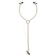 Kiotos - Rosé Gouden Tepelklemmen met Clitoris Klem - Elegant en Intens