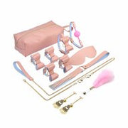 Kiotos Deluxe - BDSM Bowties 10 Item Kit - Roze - Bondage en Boeien Set