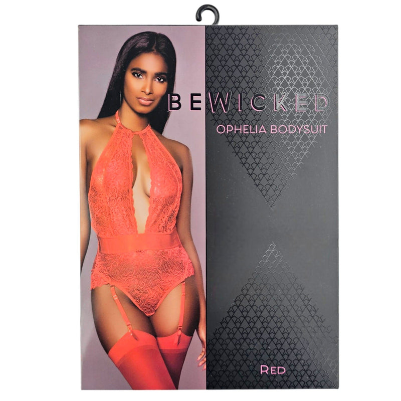 Be Wicked - Ophelia - Kanten Body - Rood