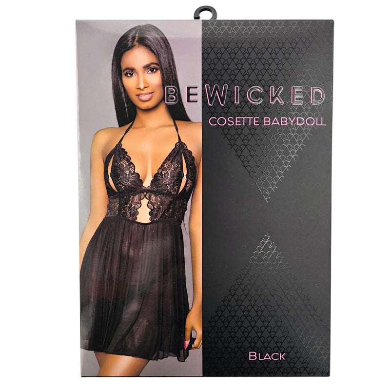 Be Wicked - Cosette - Babydoll - Zwart