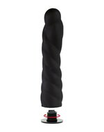 Rimba - Verwisselbare Dildo voor Strap-on - Zwart - Diameter3.4 x 16 cm - 160 mm lengte - 34 mm diameter