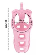 Rimba - P-Cage PC01 - Kunststof Kuisheidskooi - Peniskooi - Chastity - Roze - Large
