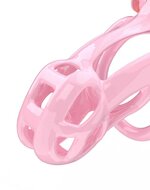 Rimba - P-Cage PC01 - Kunststof Kuisheidskooi - Peniskooi - Chastity - Roze - Small