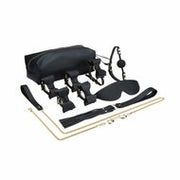 Kiotos - BDSM Kit met 8 items met Strikken in Etui - Zwart