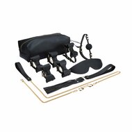 Kiotos - BDSM Kit met 8 items met Strikken in Etui - Zwart