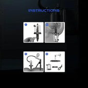 LuvPump - Rosebud Pomp - Manual Anaal Pomp - Dubbele Stimulatie - Messing Pomp Pistool