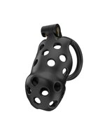 Rimba - P-Cage PC03 - Kunststof Kuisheidskooi - Peniskooi - Chastity - Zwart - Small