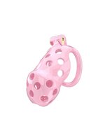 Rimba - P-Cage PC03 - Kunststof Kuisheidskooi - Peniskooi - Chastity - Roze - Small