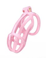 Rimba - P-Cage PC02 - Kunststof Kuisheidskooi - Peniskooi - Chastity - Roze - Large