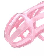 Rimba - P-Cage PC02 - Kunststof Kuisheidskooi - Peniskooi - Chastity - Roze - Small