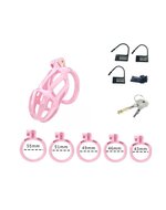Rimba - P-Cage PC02 - Kunststof Kuisheidskooi - Peniskooi - Chastity - Roze - Small