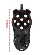 Rimba - P-Cage PC03 - Kunststof Kuisheidskooi - Peniskooi - Chastity - Zwart - Large