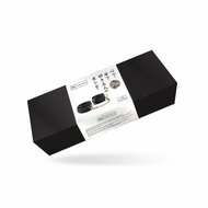 Liebe Seele - Black Organosilicone Handboeien - Vegan friendly - Zwart